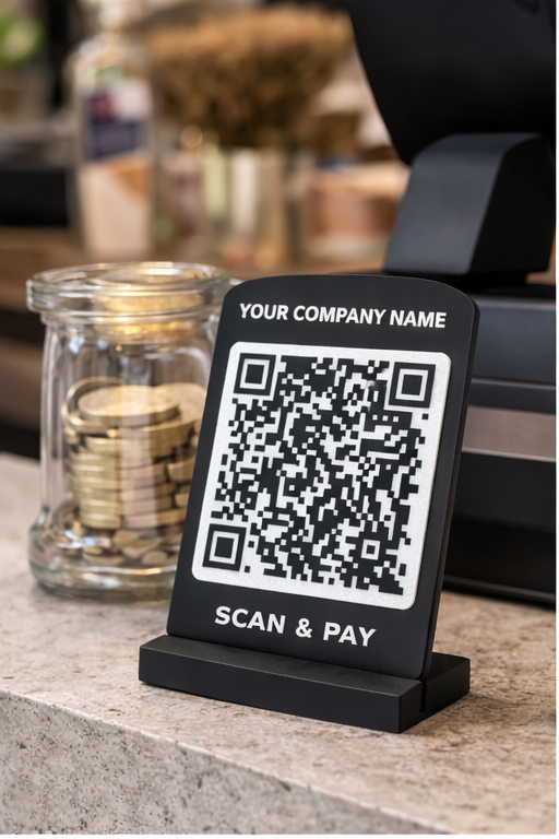 Custom QR Payment Stand