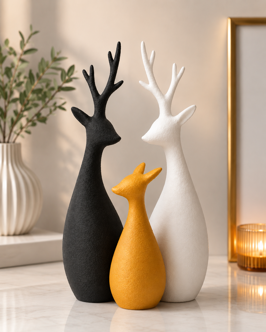 Lucky Deer Family Decor