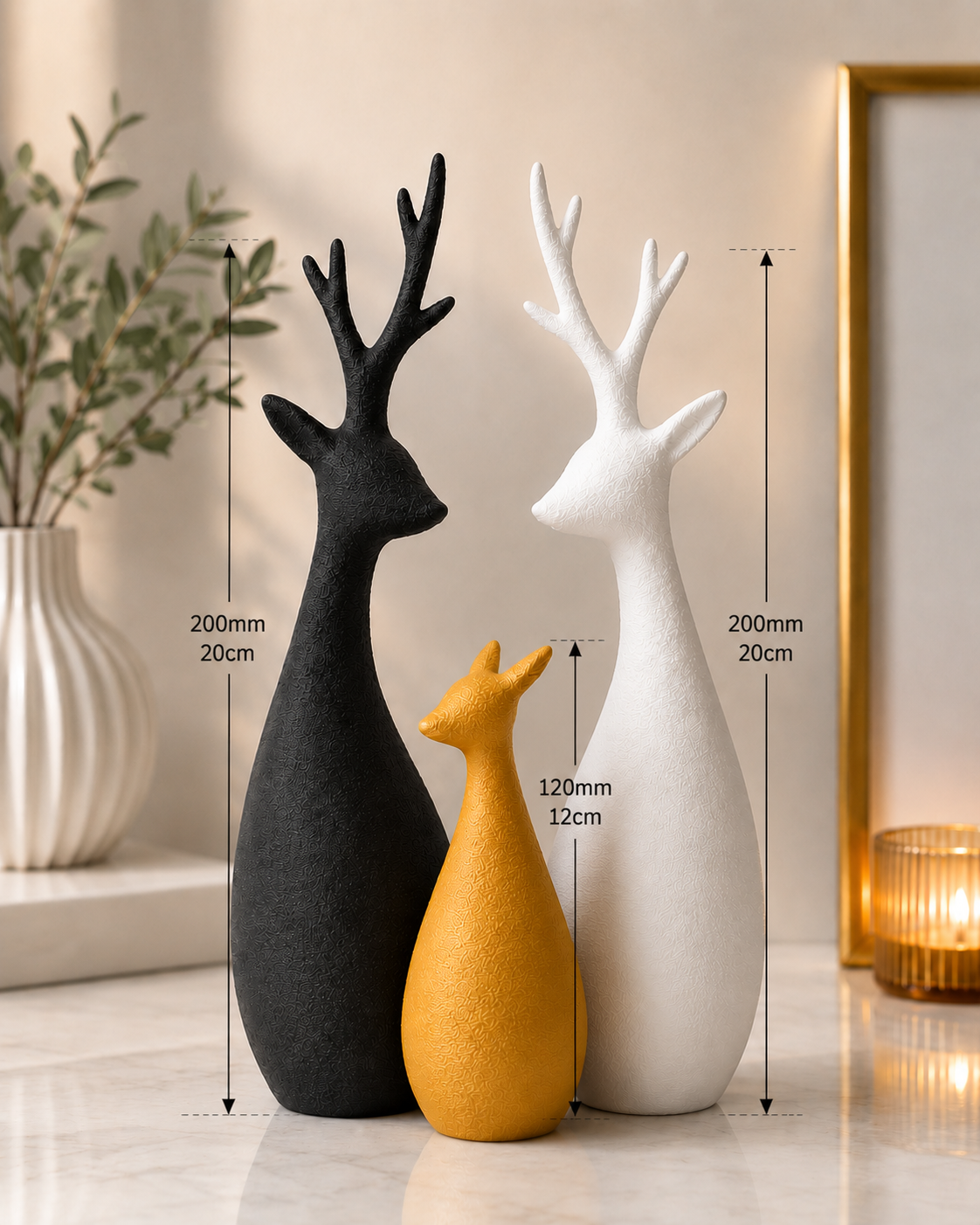 Lucky Deer Family Decor