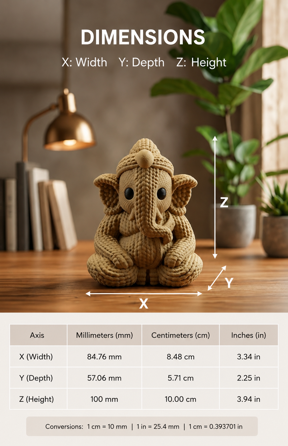 Knitted Ganesha Decor