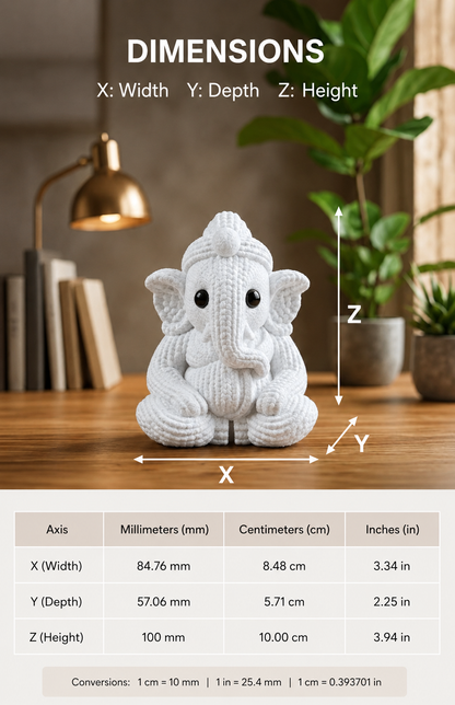 Knitted Ganesha Decor