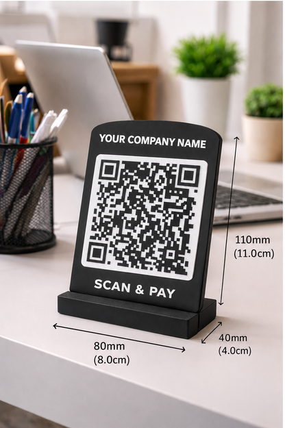 Custom QR Payment Stand