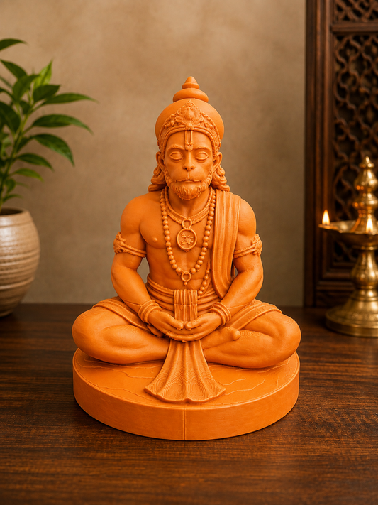 Hanuman Ji Calm Pose Idol