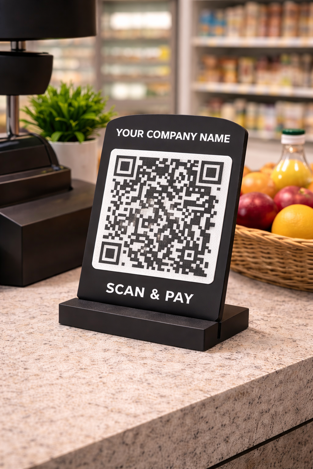 Custom QR Payment Stand