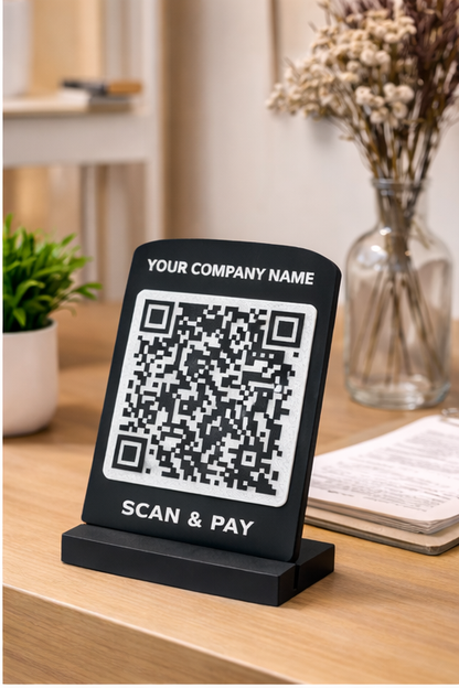 Custom QR Payment Stand