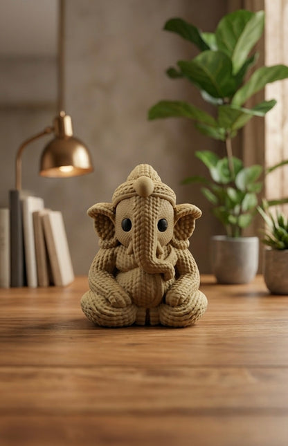 Knitted Ganesha Decor