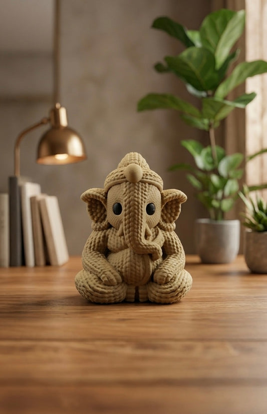 Knitted Ganesha Decor