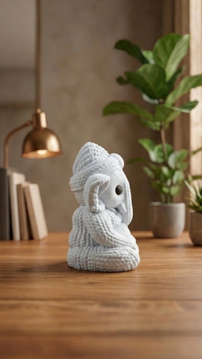 Knitted Ganesha Decor